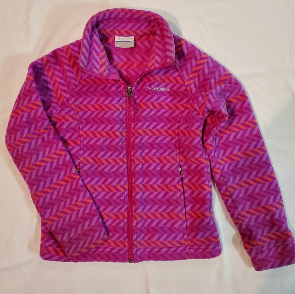 EUC Girls Columbia Fleece Jacket